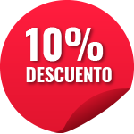 10 % DE DESCUENTO